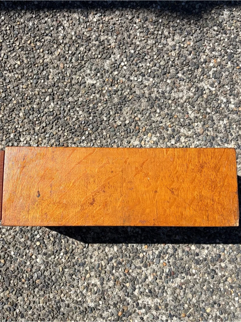 Antique Wooden Single Drawer Index Catalog Card File - Recipe Library Globe